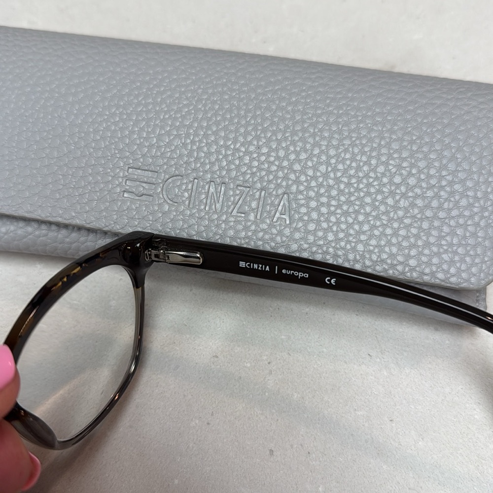 Cinzia Tortoise Eyewear Frames Glasses with Case CIN-5097 - Picture 8 of 8